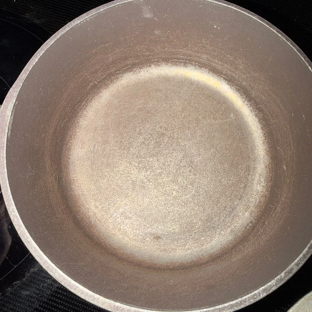 Vintage Club Aluminum‎ 1.5 Qt Saucepan Pot Lid Harvest Gold Yellow Cream 6.5